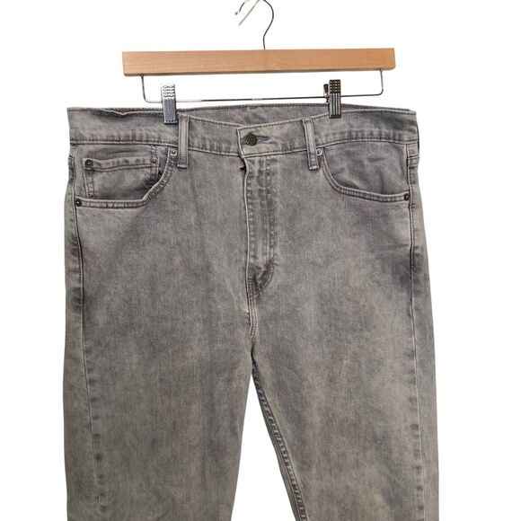 Levis 510 Skinny Fit Jeans Mens 36 X 32 Gray Stretch Denim Pants - Picture 3 of 11